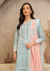 Lawn - Zellbury - Unstitched 25 - 3 Pc - WUS25X30046